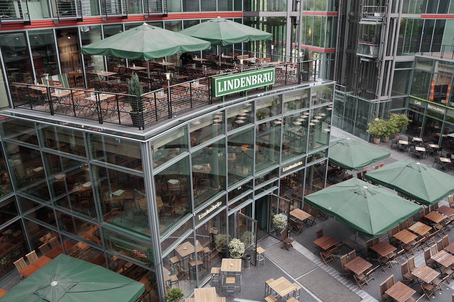 Location Lindenbrau In The Sony Center At The Potsdamer Platz